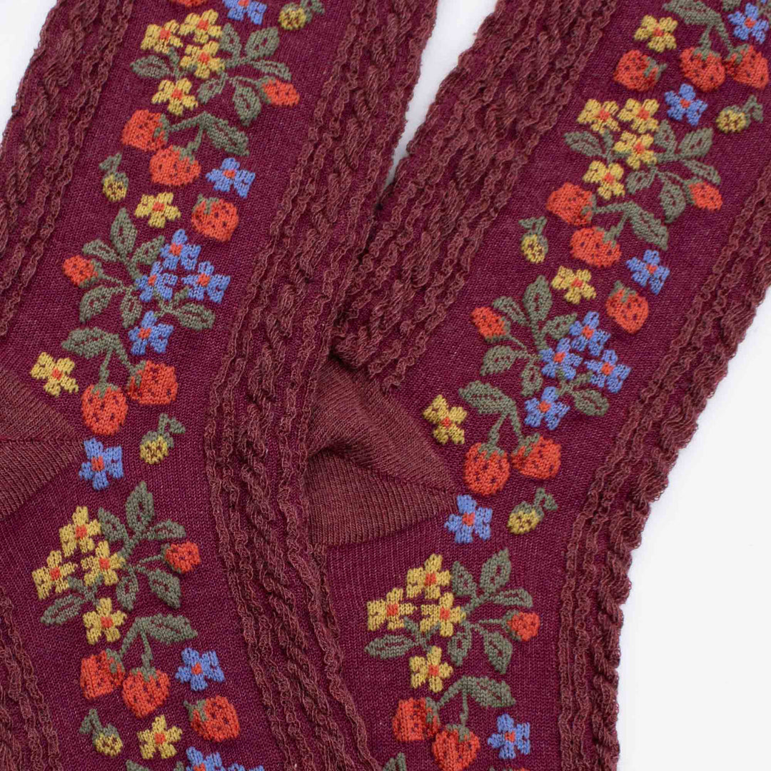 Tiepology Fashion Vintage Strawberry Socks