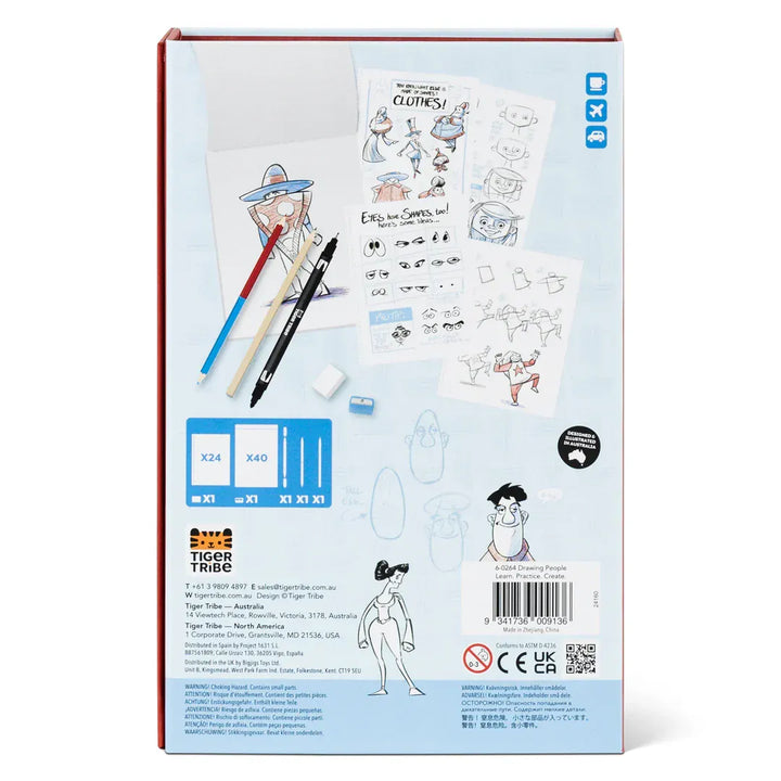 Tiger Tribe Activity Kit Drawing People - Learn. Practice. Create | Tiger Tribe