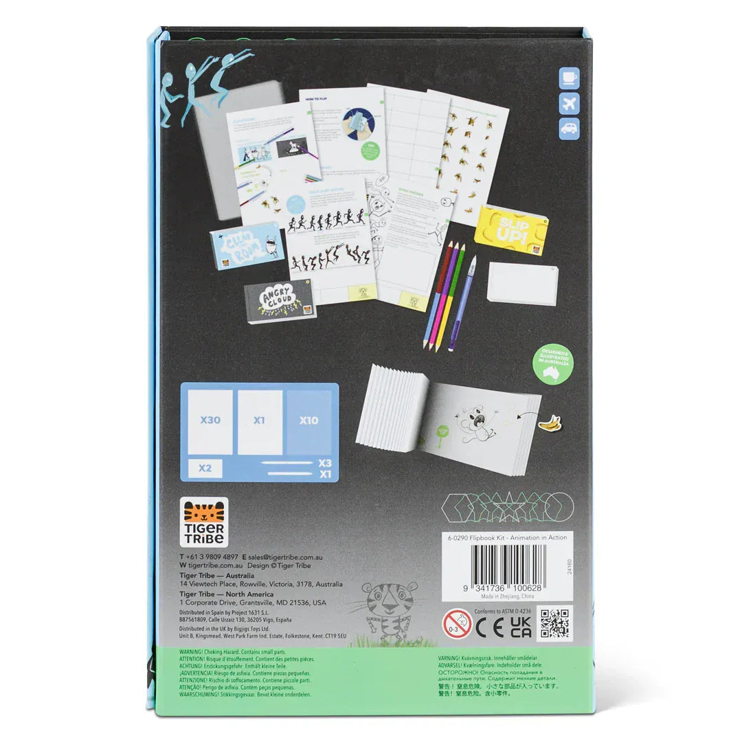 Tiger Tribe Activity Kit Flipbook Kit - Animation Action | Tiger Tribe