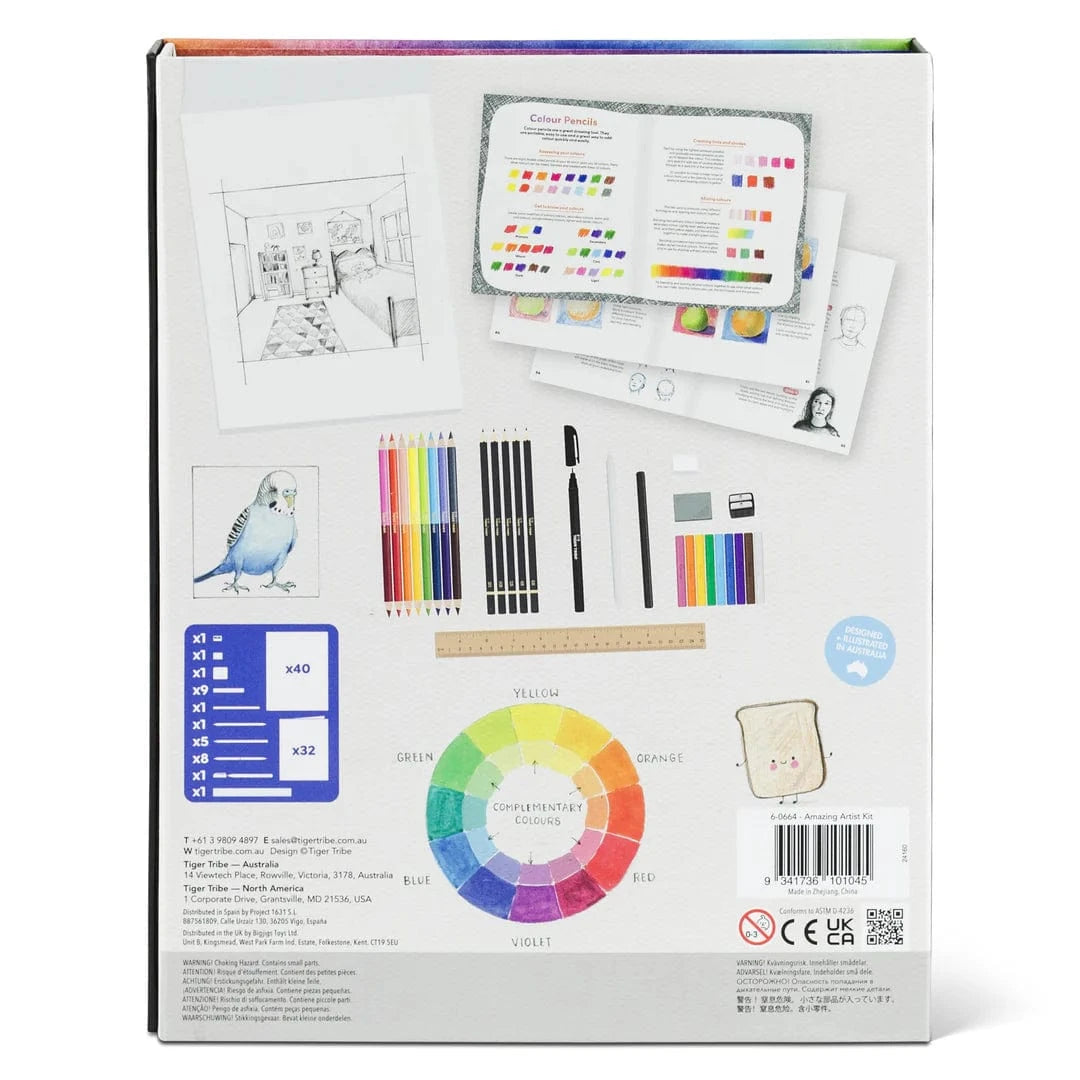 Tiger Tribe Art & Craft Amazing Artist Kit - Learn. Imagine. Create. | Tiger Tribe