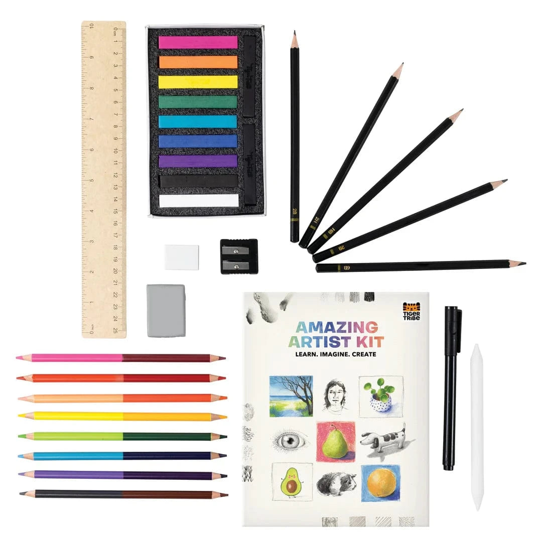 Tiger Tribe Art & Craft Amazing Artist Kit - Learn. Imagine. Create. | Tiger Tribe