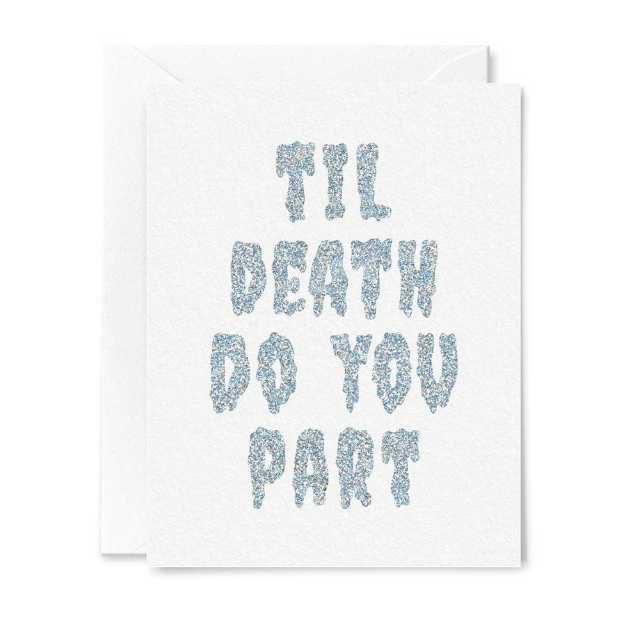 Tiny Hooray Card Til Death Do You Part Card