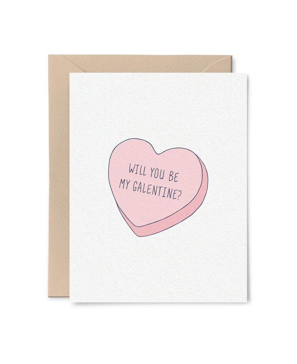 Tiny Hooray Card Will You Be My Galentine? Card