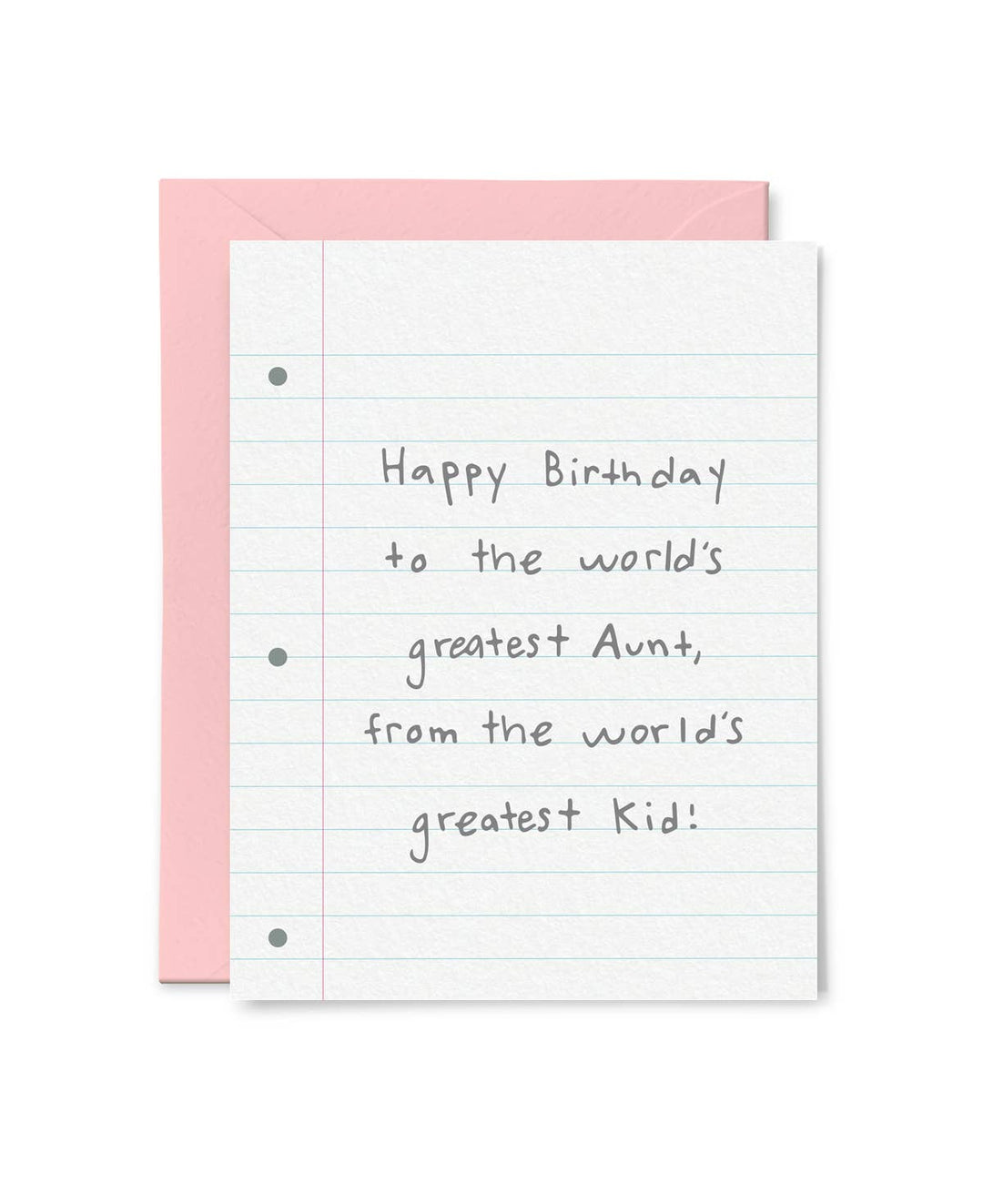 Tiny Hooray Cards World's Greatest Aunt Birthday Card