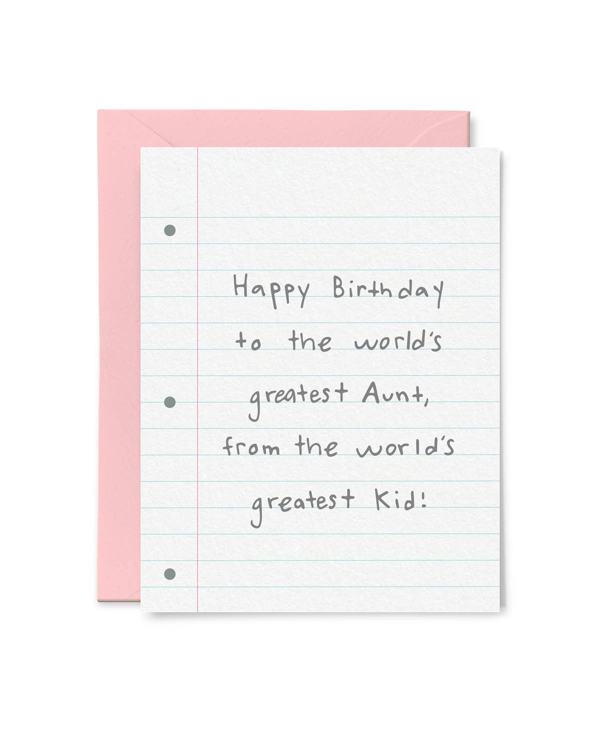 Tiny Hooray Cards World's Greatest Aunt Birthday Card