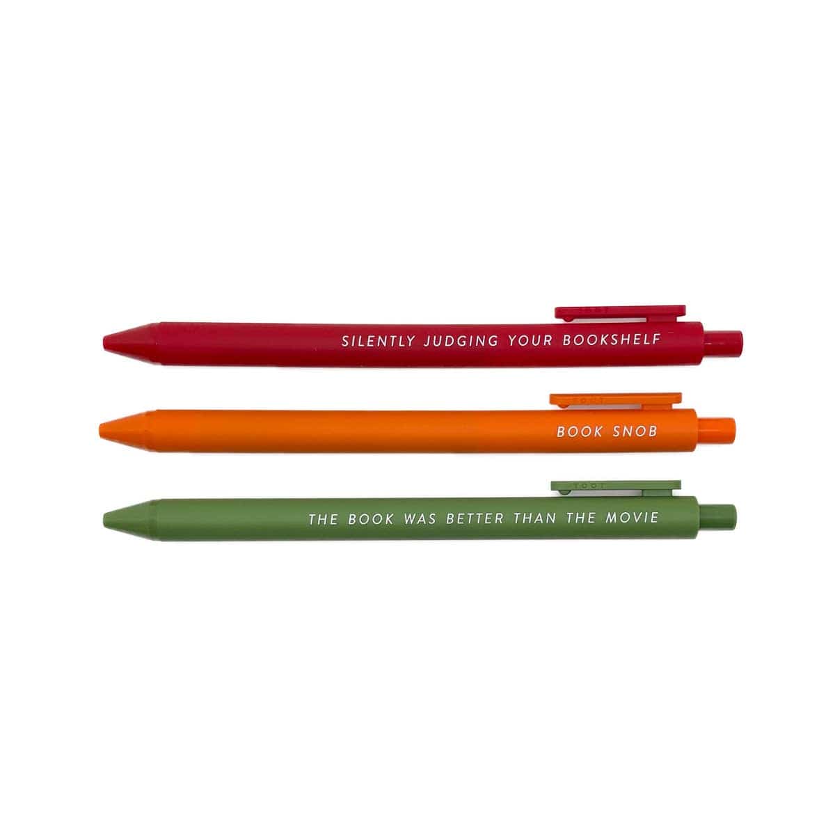 Tiny Hooray paper Pens for Book Snobs
