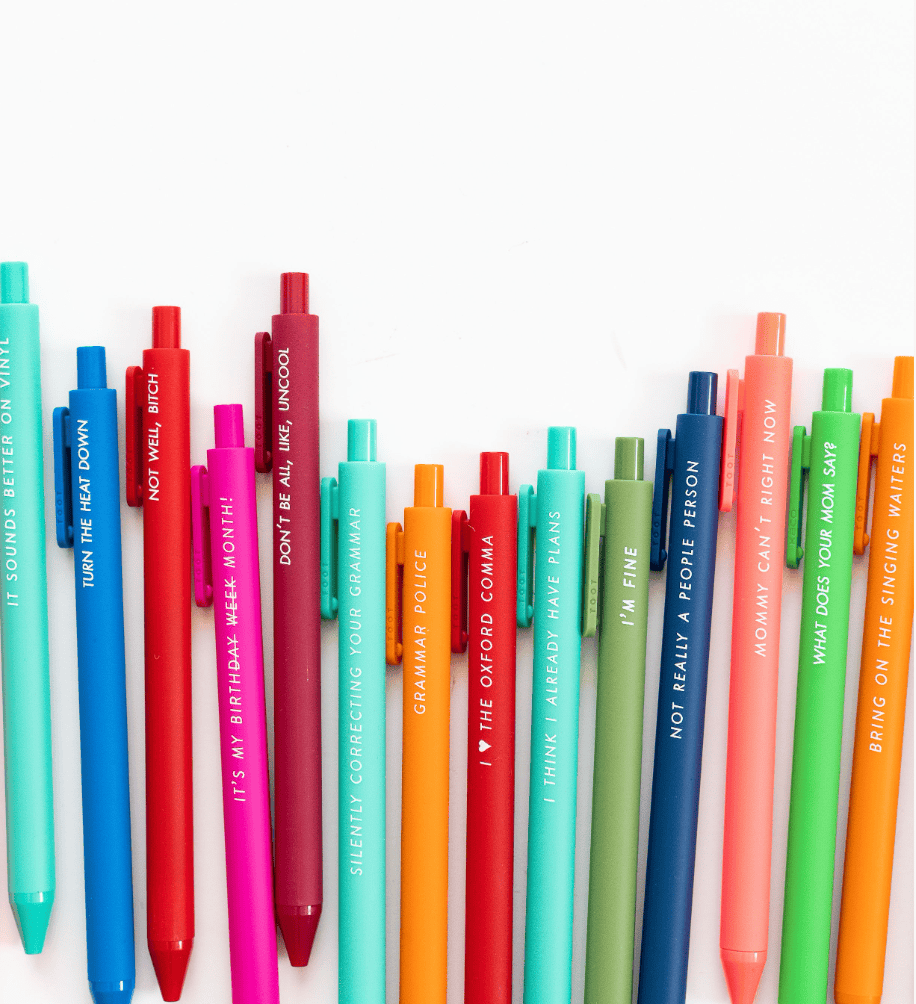 Tiny Hooray paper Pens for Book Snobs