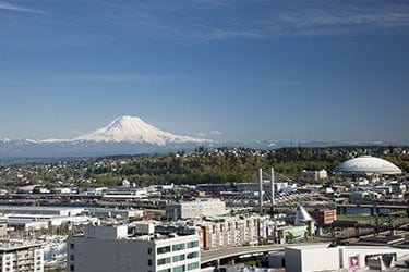 Tom Haseltine Photography Cards Tacoma Rising Postcard