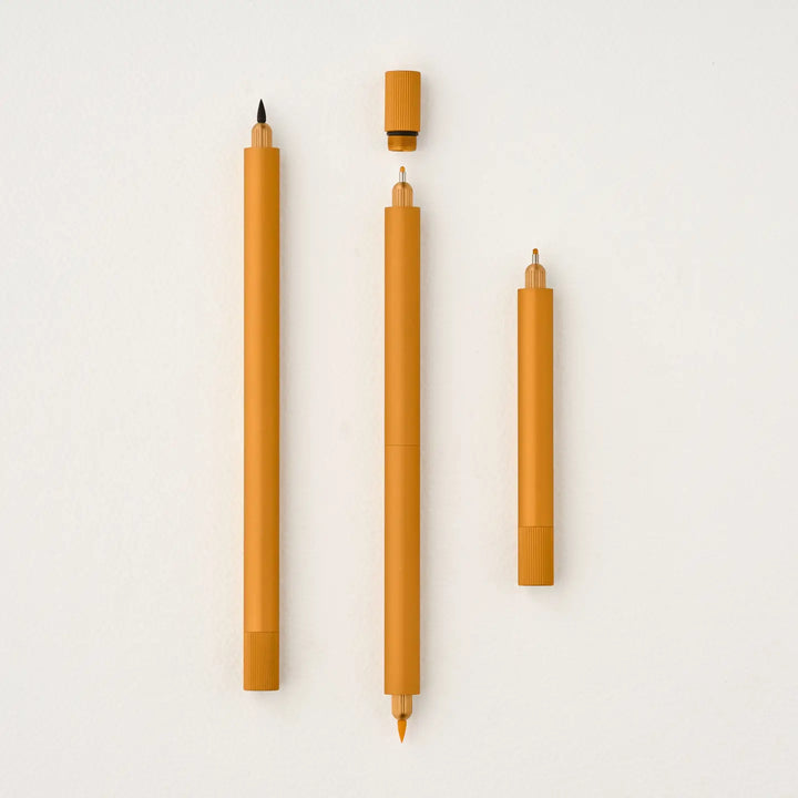 Tom's Studio Paper Clementine The Lumos Pro Duo - Refillable Multi-Tip Pen | Tom's Studio