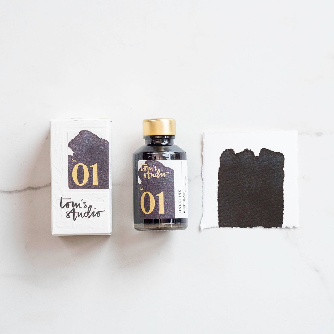 Tom's Studio paper Fountain Pen Ink - Deep Black