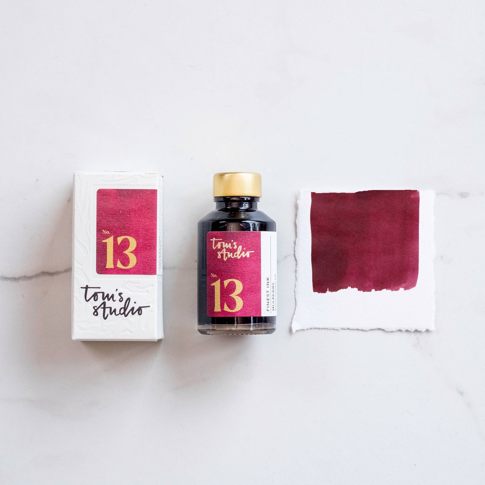Tom's Studio Paper Fountain Pen Ink - Mulberry