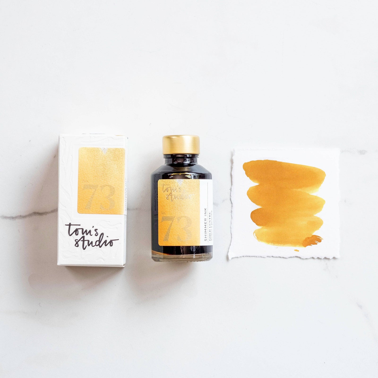 Tom's Studio Paper Shimmer Ink - Golden Lustre