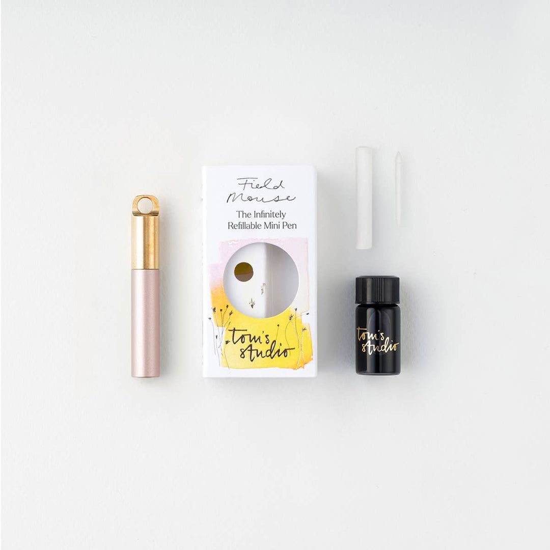 Tom's Studio Paper The Field Mouse – Refillable Travel Pen