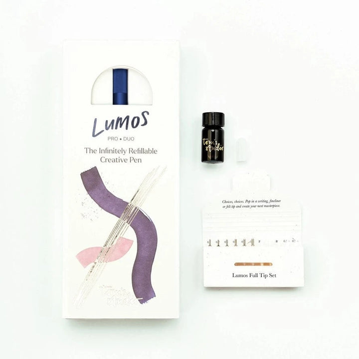 Tom's Studio Paper Tom's Studio Lumos Pro - Refillable Multi-Tip Pen - Duo Tip