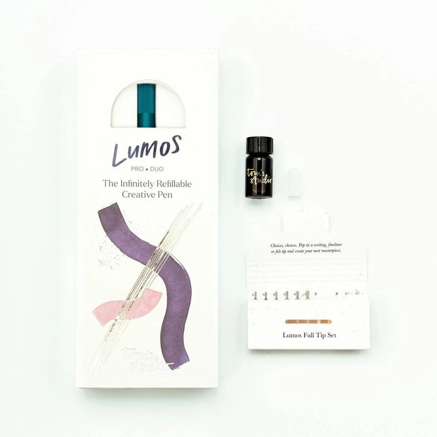 Tom's Studio Paper Tom's Studio Lumos Pro - Refillable Multi-Tip Pen - Duo Tip