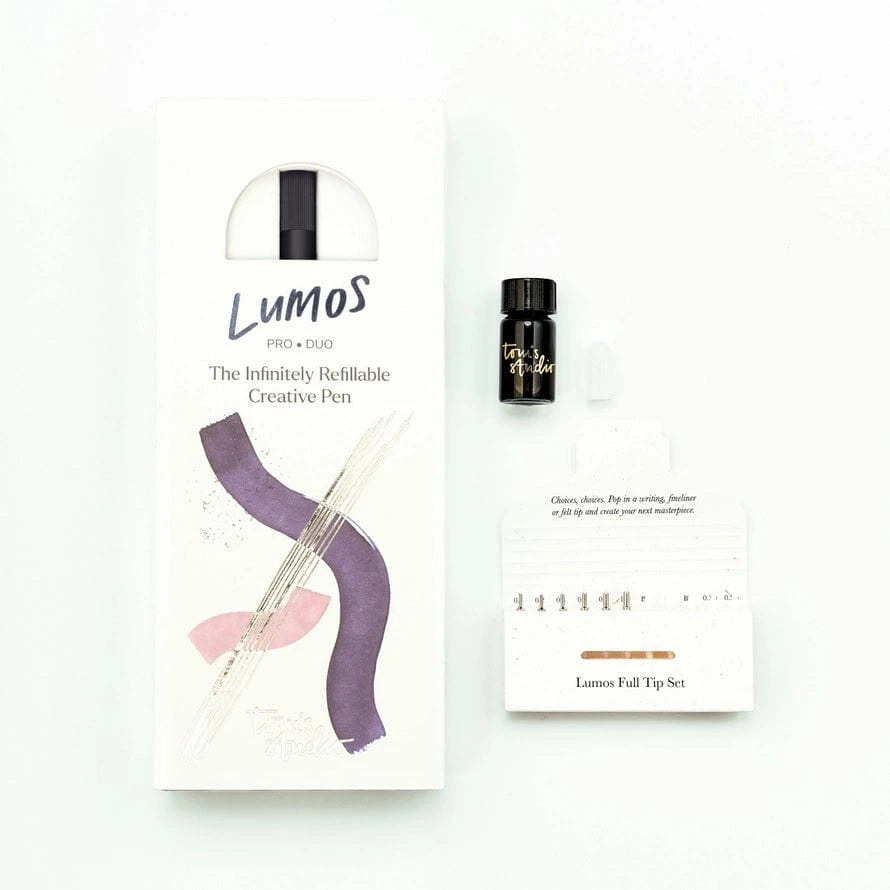 Tom's Studio Paper Tom's Studio Lumos Pro - Refillable Multi-Tip Pen - Duo Tip