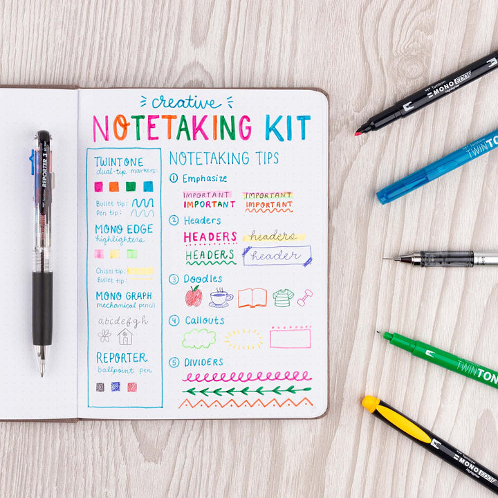 Tombow paper Creative Notetaking Kit