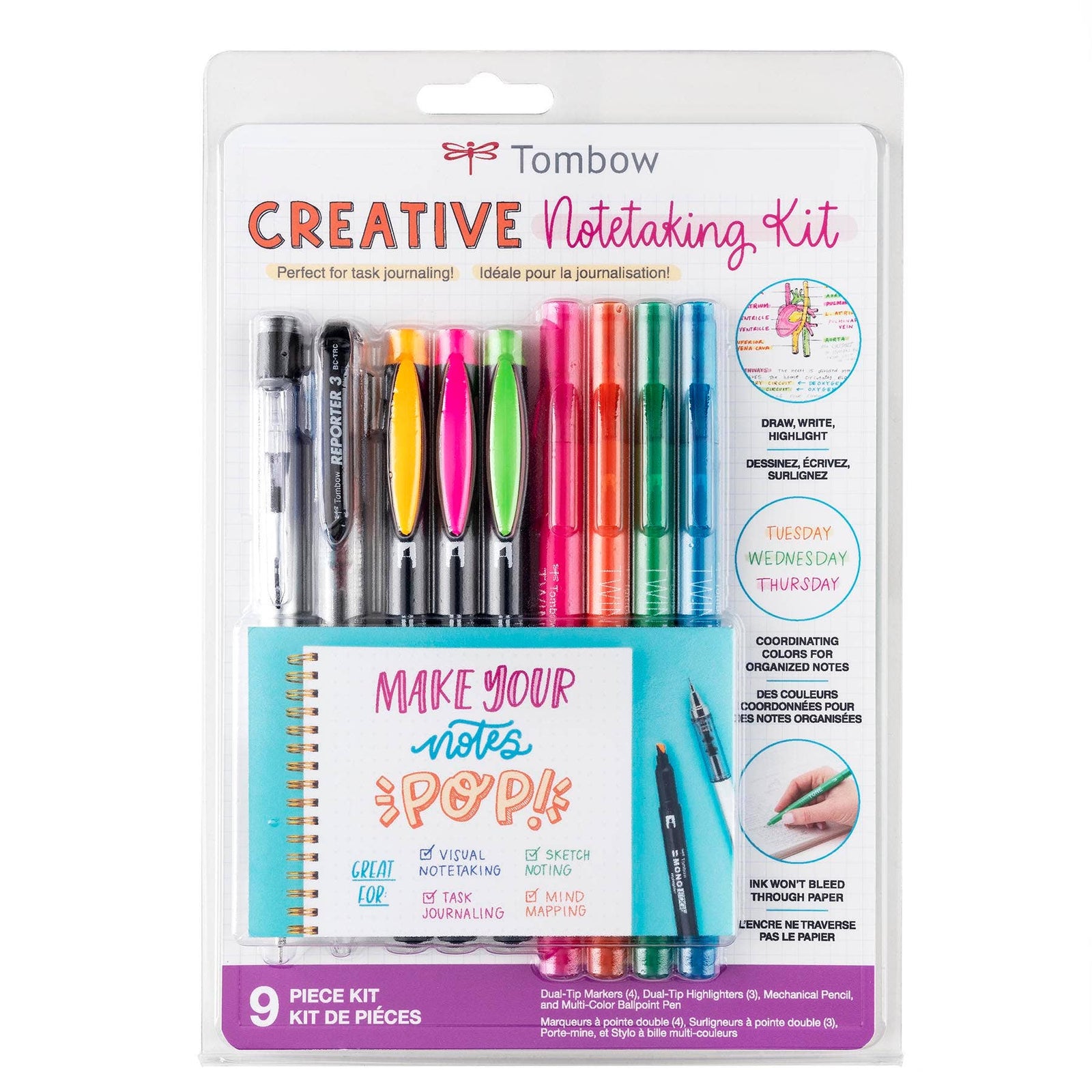 Tombow paper Creative Notetaking Kit