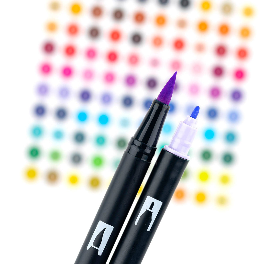 Tombow paper Dual Brush Pen Art Markers: Pastel - 10-Pack