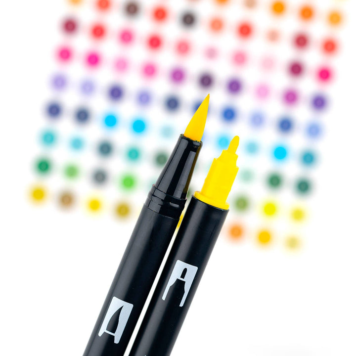 Tombow paper Dual Brush Pen Art Markers: Primary - 10-Pack