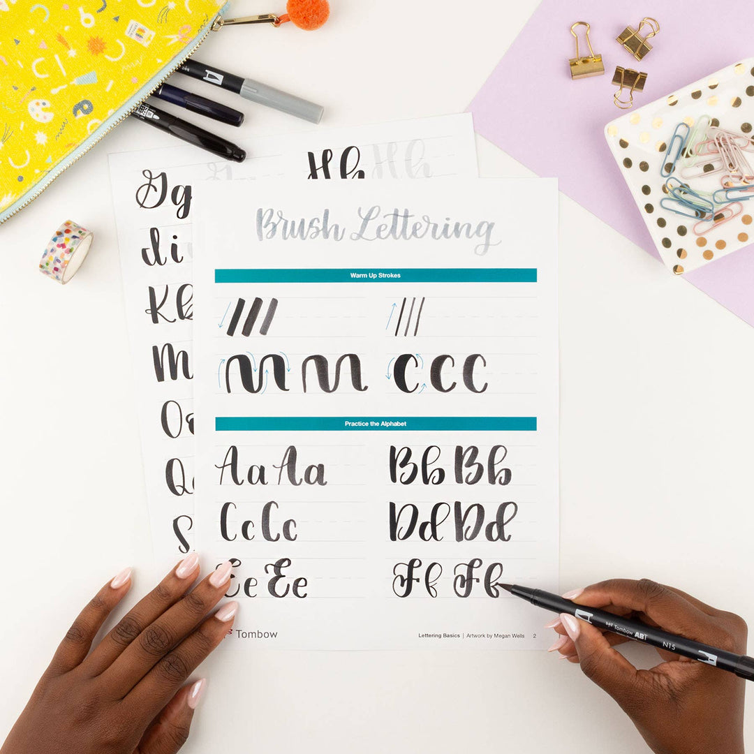 Tombow paper Lettering Basics Set