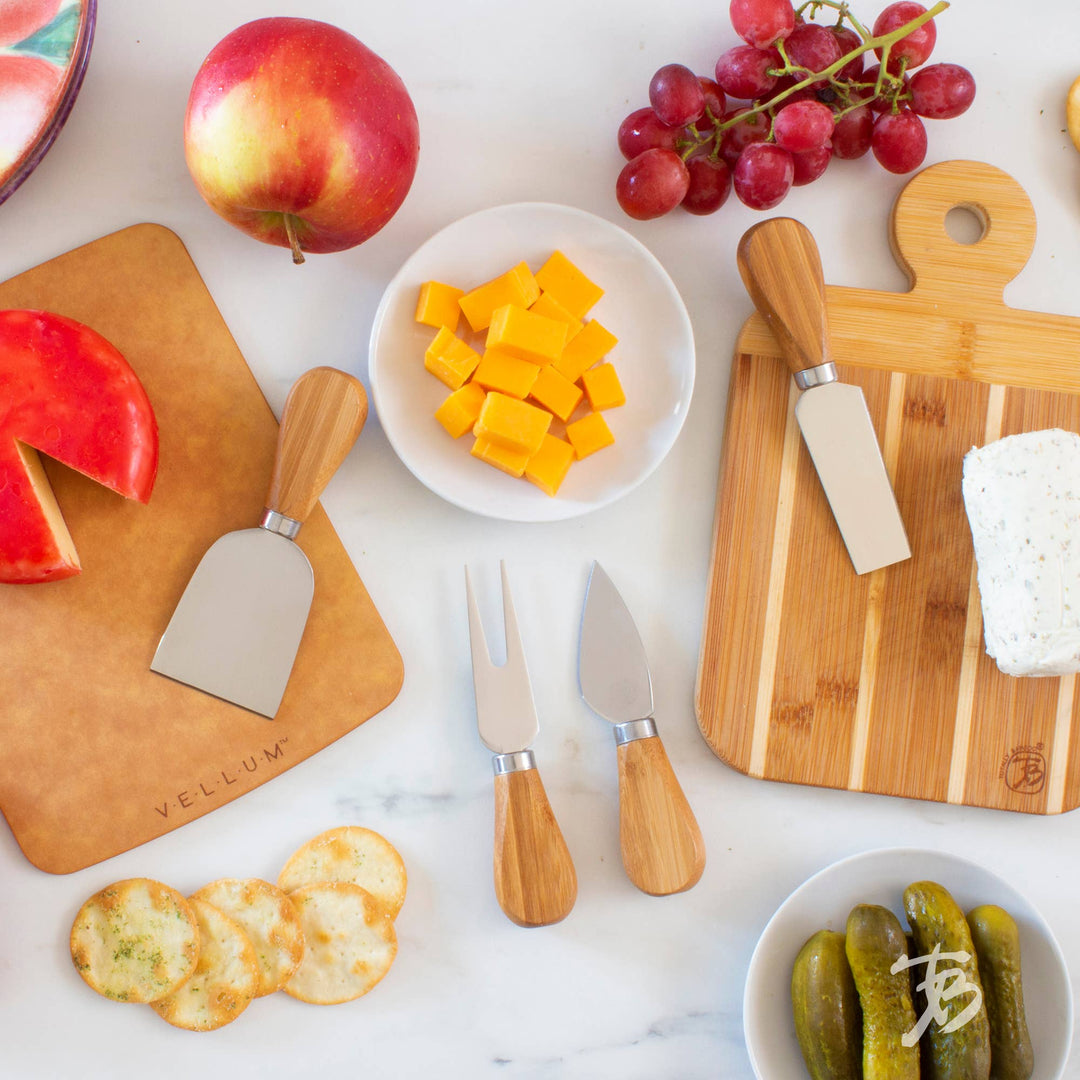 Cheese Tools Set 4-Pc. Cheese Tool Set – Cheese Knives for Charcuterie Boards – Paper Luxe