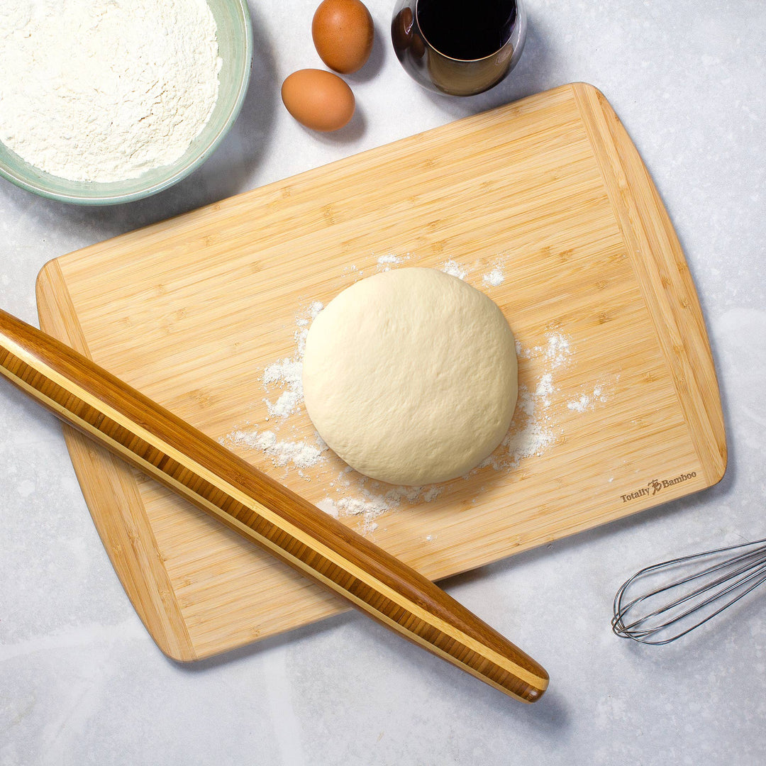 Totally Bamboo Home Malibu Groove Bamboo Cutting Board with Juice Groove