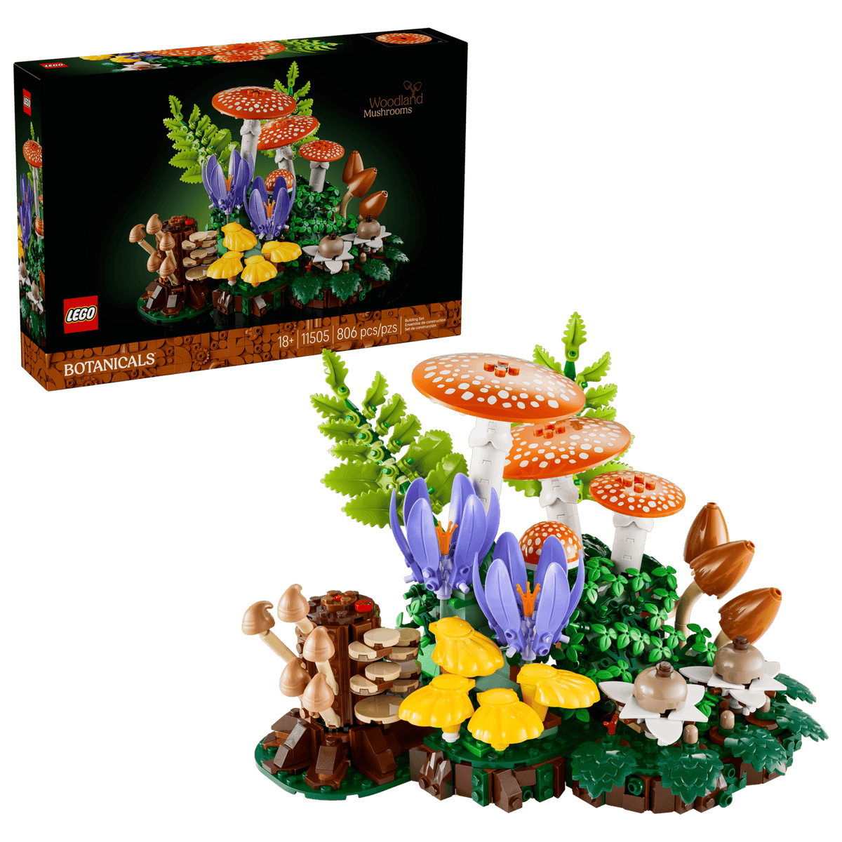 Toyhouse LLC STEM Botanicals Woodland Mushrooms | LEGO