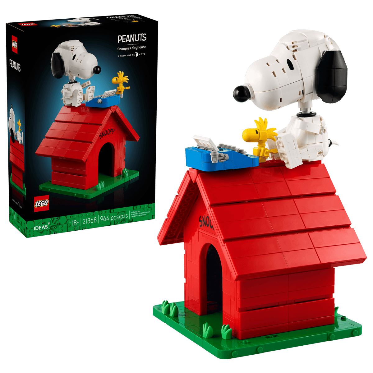 Toyhouse LLC STEM Ideas Peanuts: Snoopy's Doghouse | LEGO