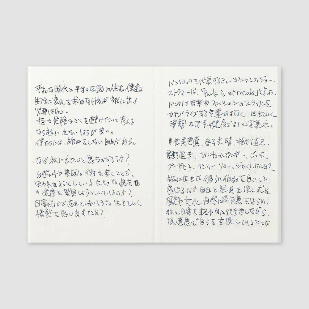 Traveler's Company Paper Traveler's Notebook - 005 Lightweight Paper Notebook (Passport Size)