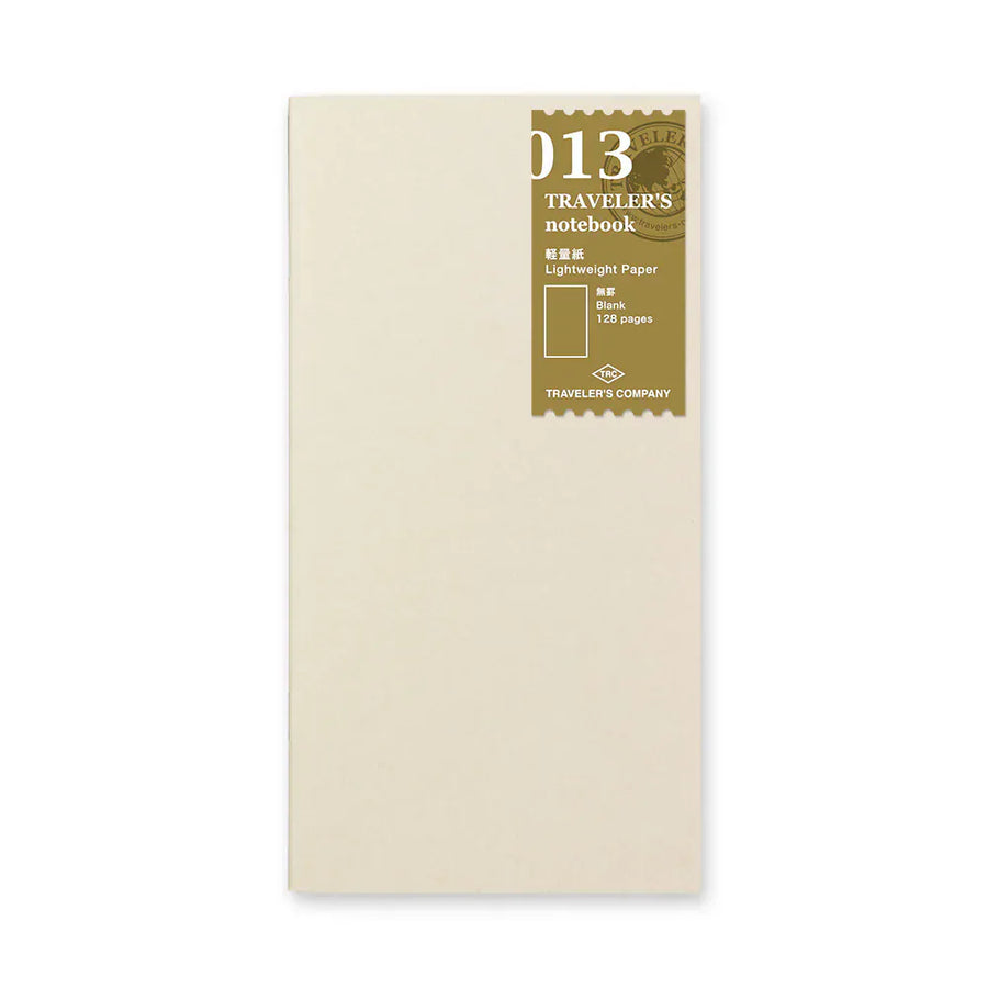 Traveler's Company Paper Traveler's Notebook - 013 Lightweight Paper Notebook