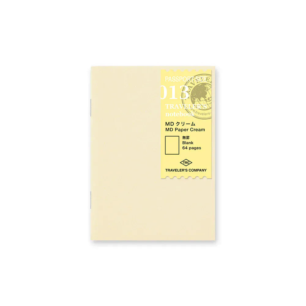 Traveler's Company Paper Traveler's Notebook - 013 MD Paper Cream (Passport Size)