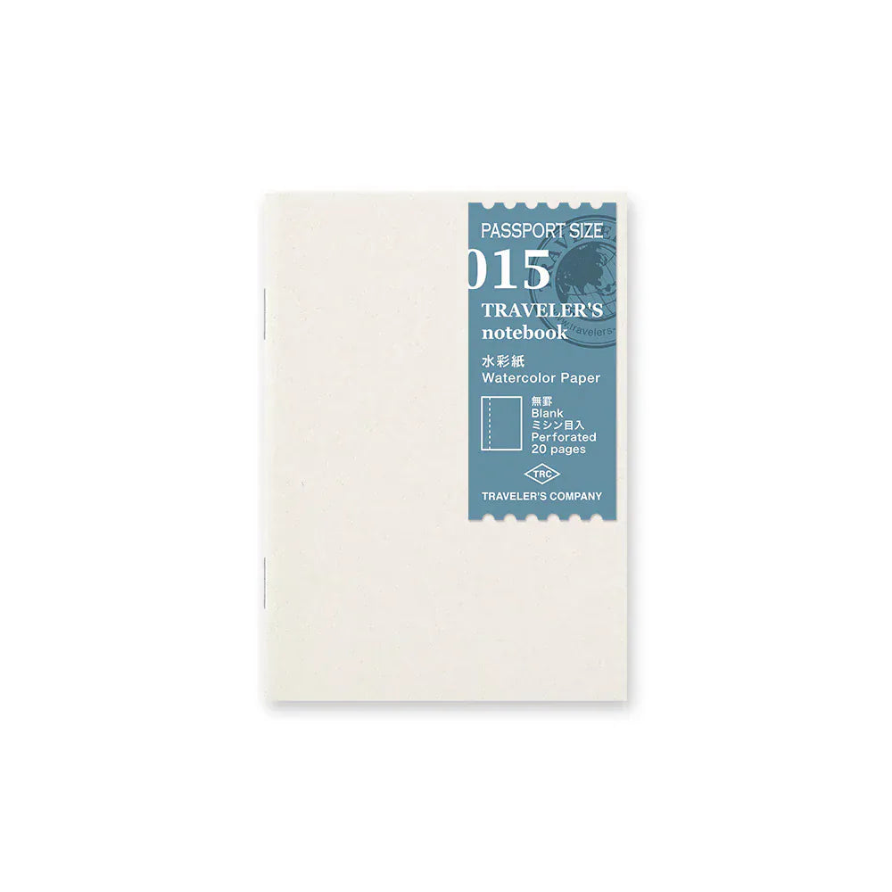 Traveler's Company Paper Traveler's Notebook - 015 Watercolor Paper (Passport Size)