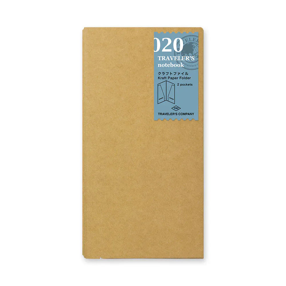 Traveler's Company Paper Traveler's Notebook - 020 Kraft Paper Folder