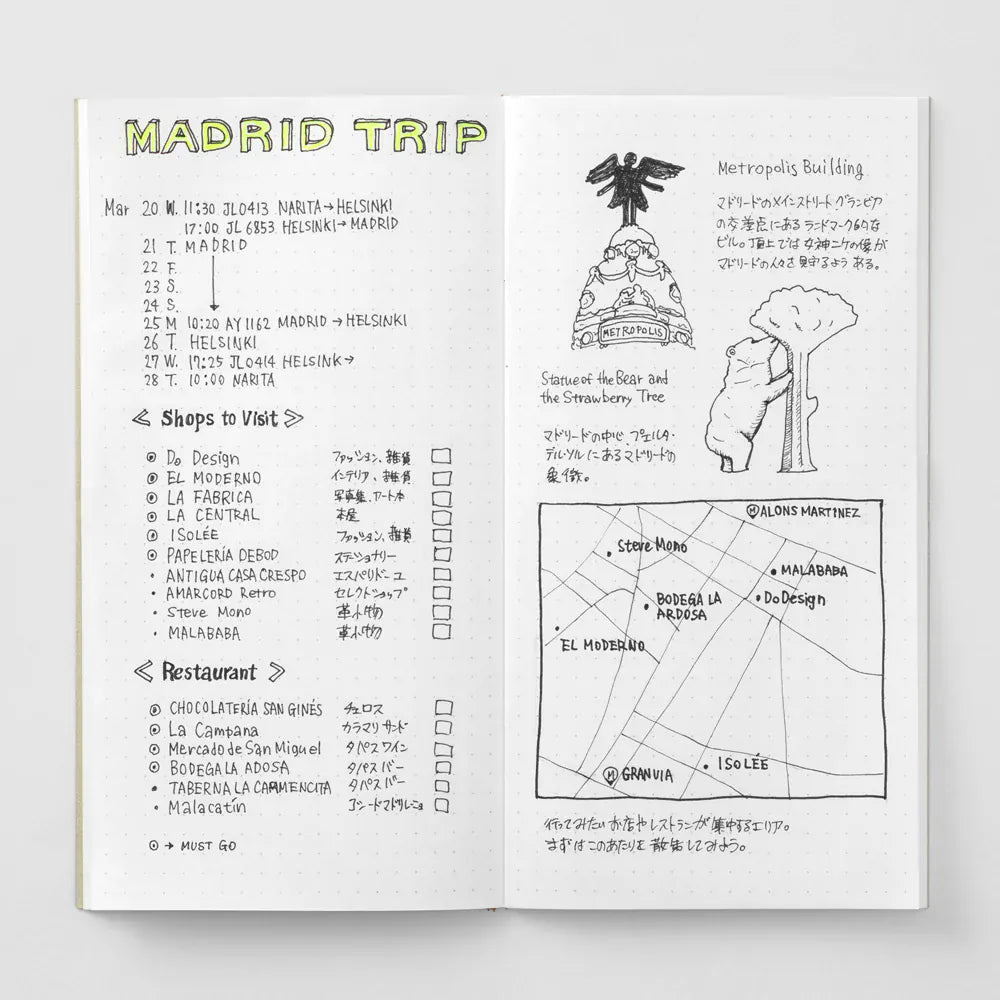 Traveler's Company Paper Traveler's Notebook - 026 Refill Dot Grid