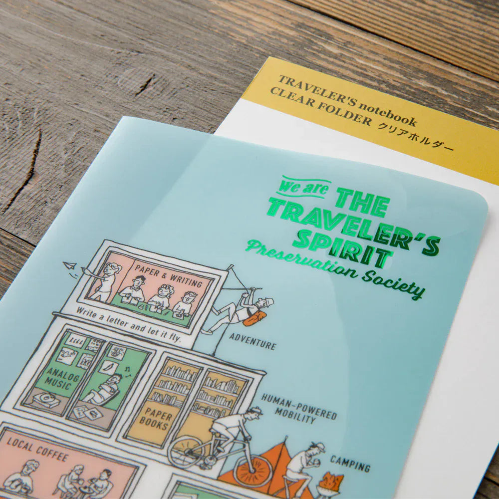 Traveler's Company Paper Traveler's Notebook - 2026 Clear Folder (Regular Size)