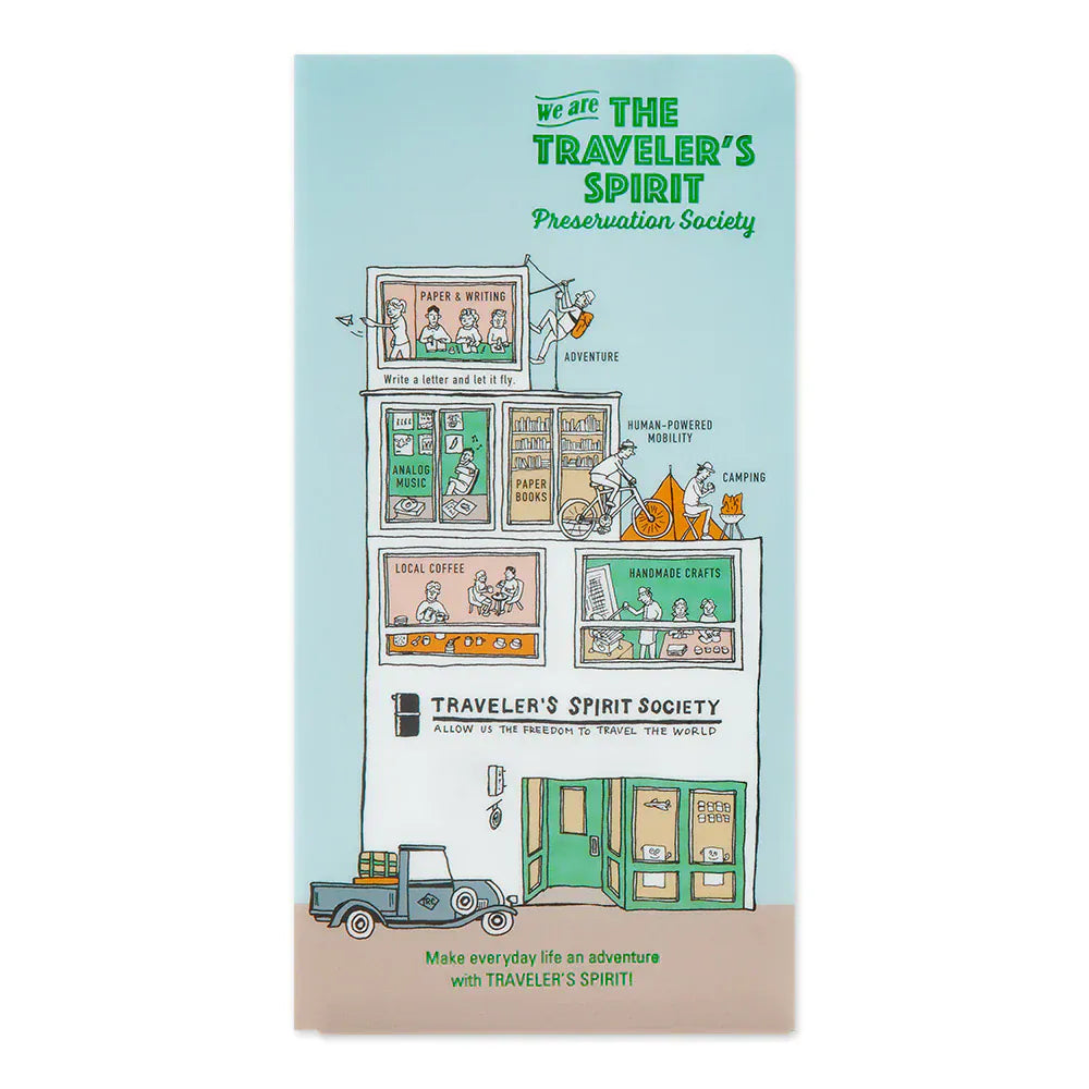 Traveler's Company Paper Traveler's Notebook - 2026 Clear Folder (Regular Size)