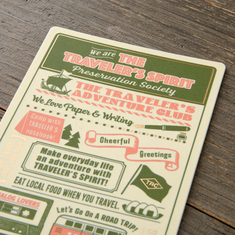 Traveler's Company Paper Traveler's Notebook - 2026 Plastic Sheet (Passport Size)