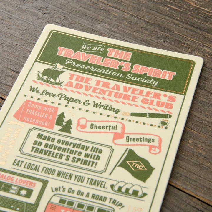 Traveler's Company Paper Traveler's Notebook - 2026 Plastic Sheet (Passport Size)