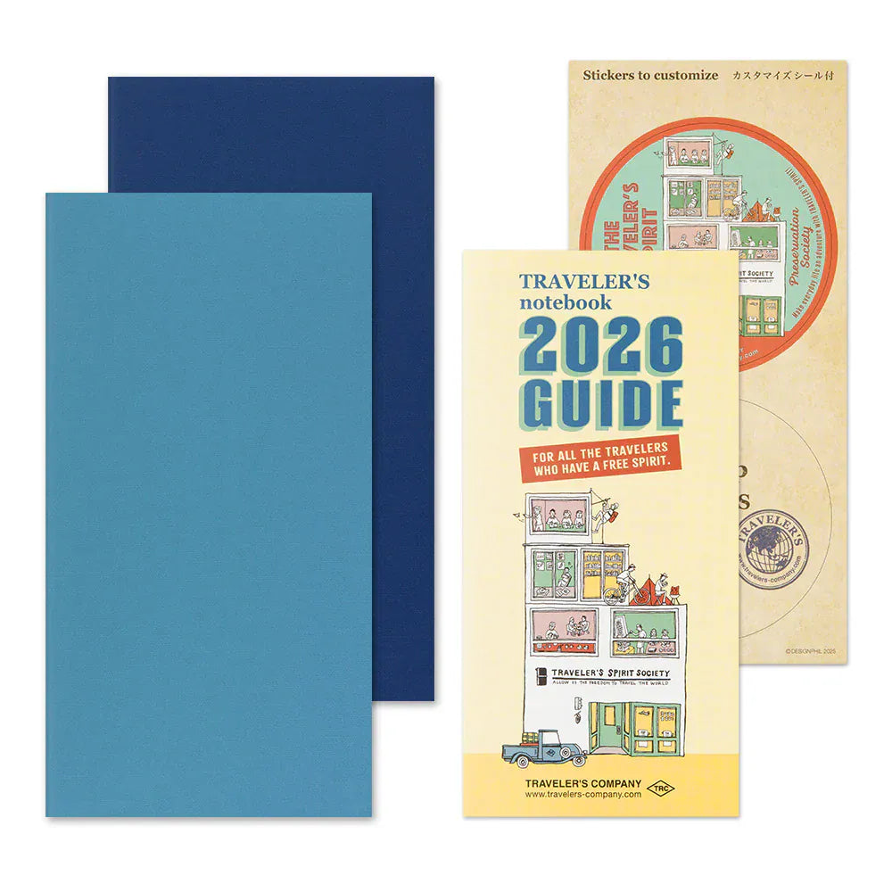 Traveler's Company Paper Traveler's Notebook - 2026 Weekly + Memo (Regular Size)