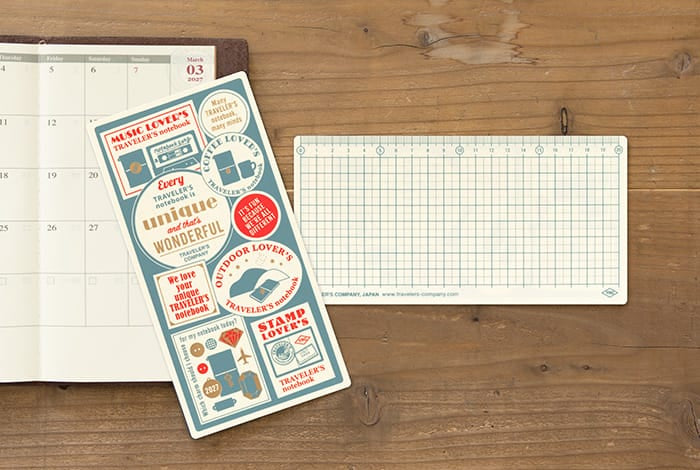 Traveler's Company Paper Traveler's Notebook - 2027 Plastic Sheet (Regular Size)