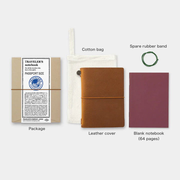 Traveler's Company Paper Traveler's Notebook - Camel (Passport)