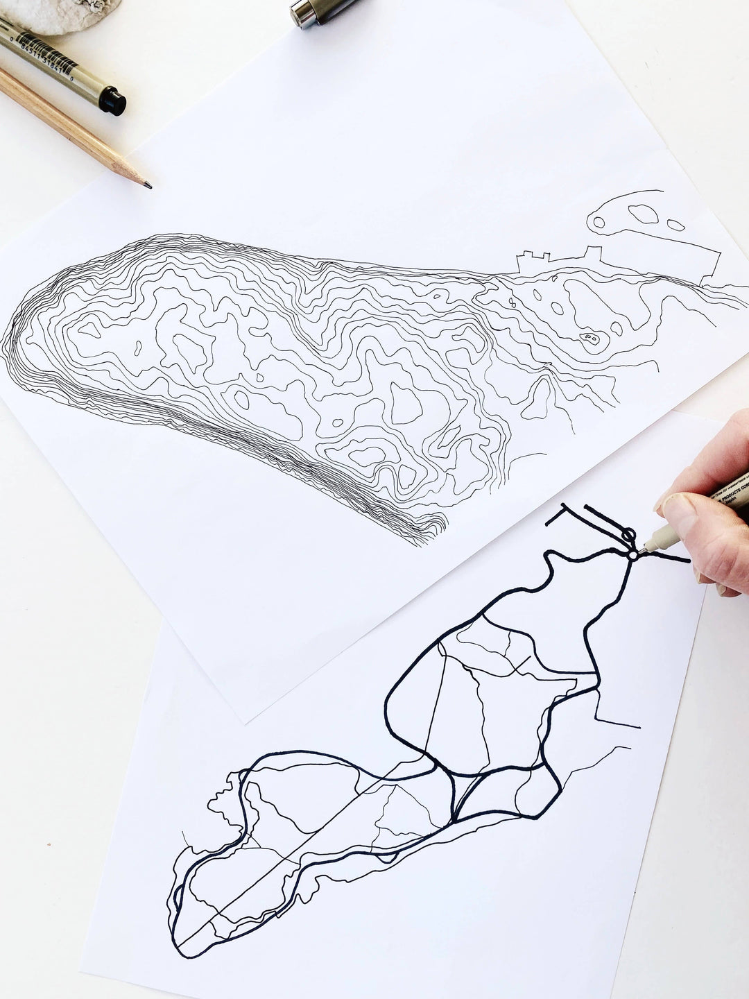 Turn-of-the-Centuries Home 8 x 10 Point Defiance Park Art Map Tacoma WA: Horizontal Print