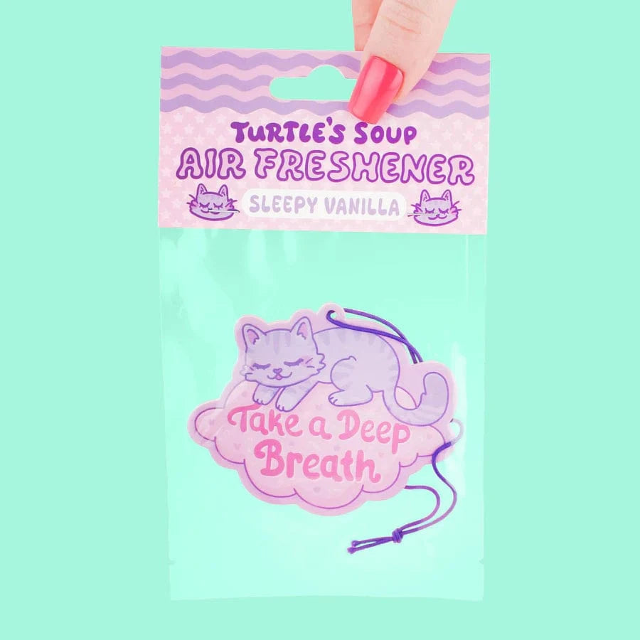 Turtle's Soup Air Freshener Take a Deep Breath Kitty Air Freshener