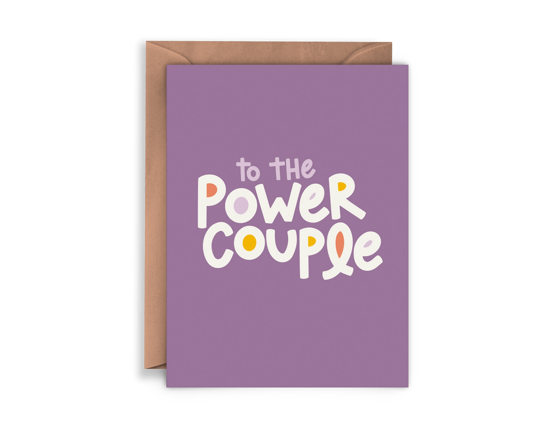 Twentysome Design Card Power Couple Card