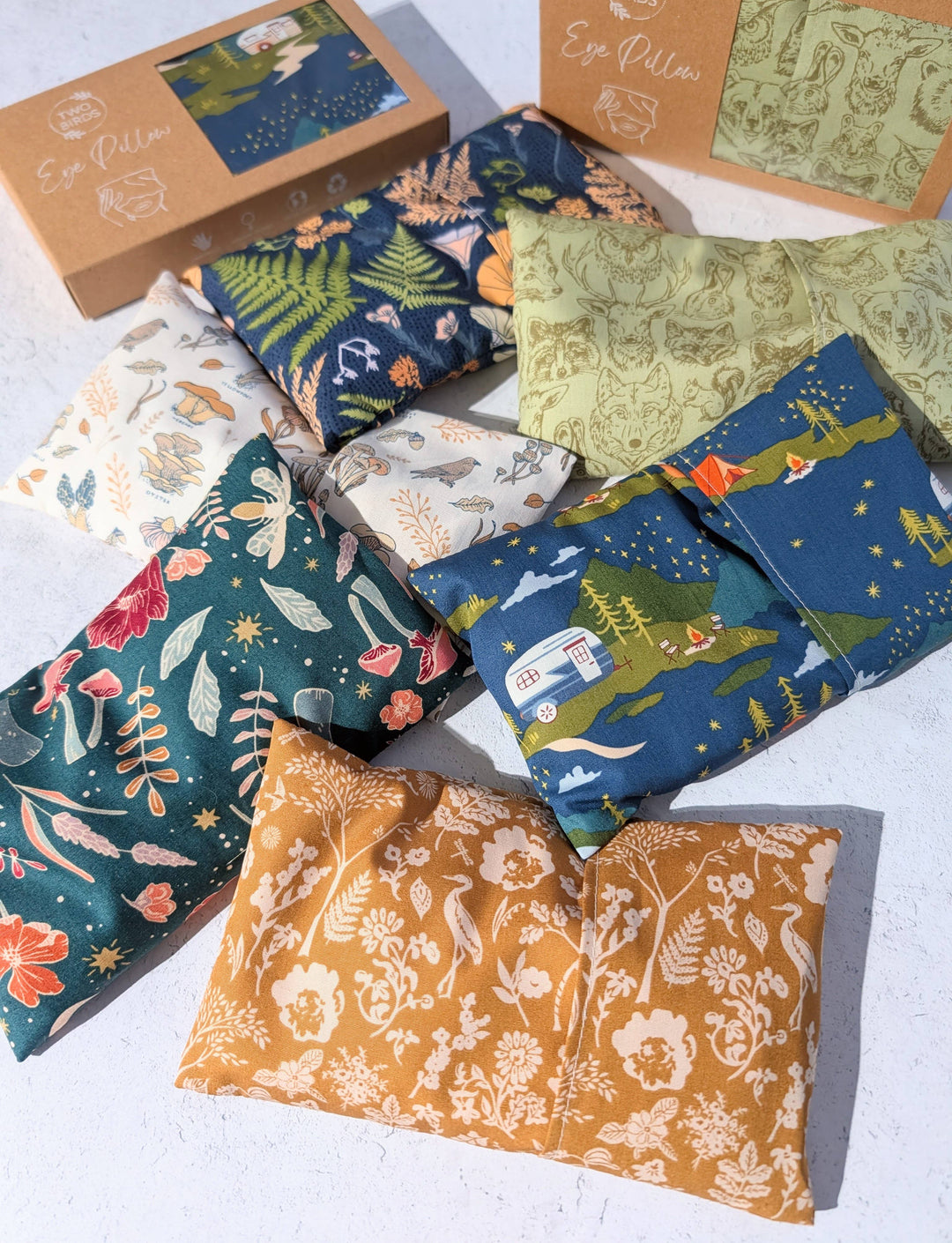 Two Birds Eco Shop Lavender Weighted Aromatherapy Eye Pillow - Campfire Stories
