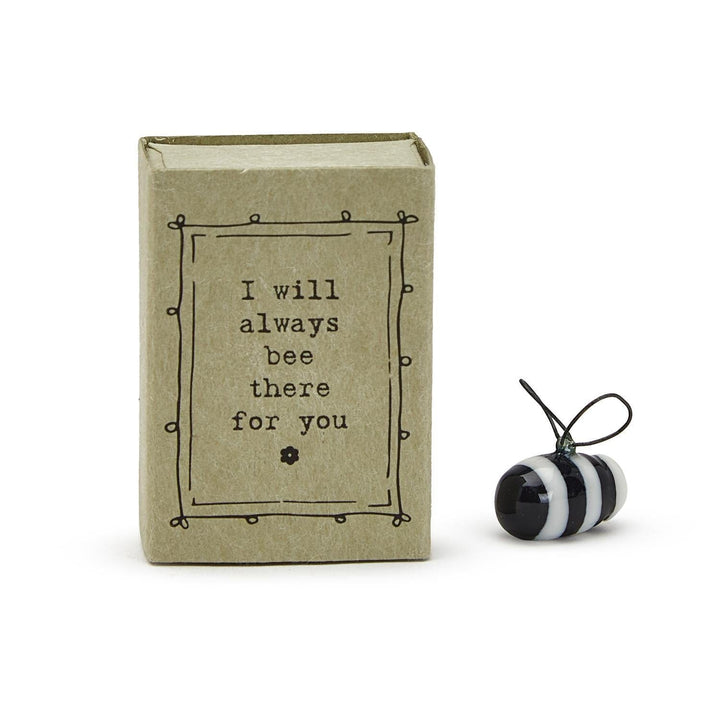 Two's Company Matches Bee There for You Matchbox Bee in Gift Box with Sayings