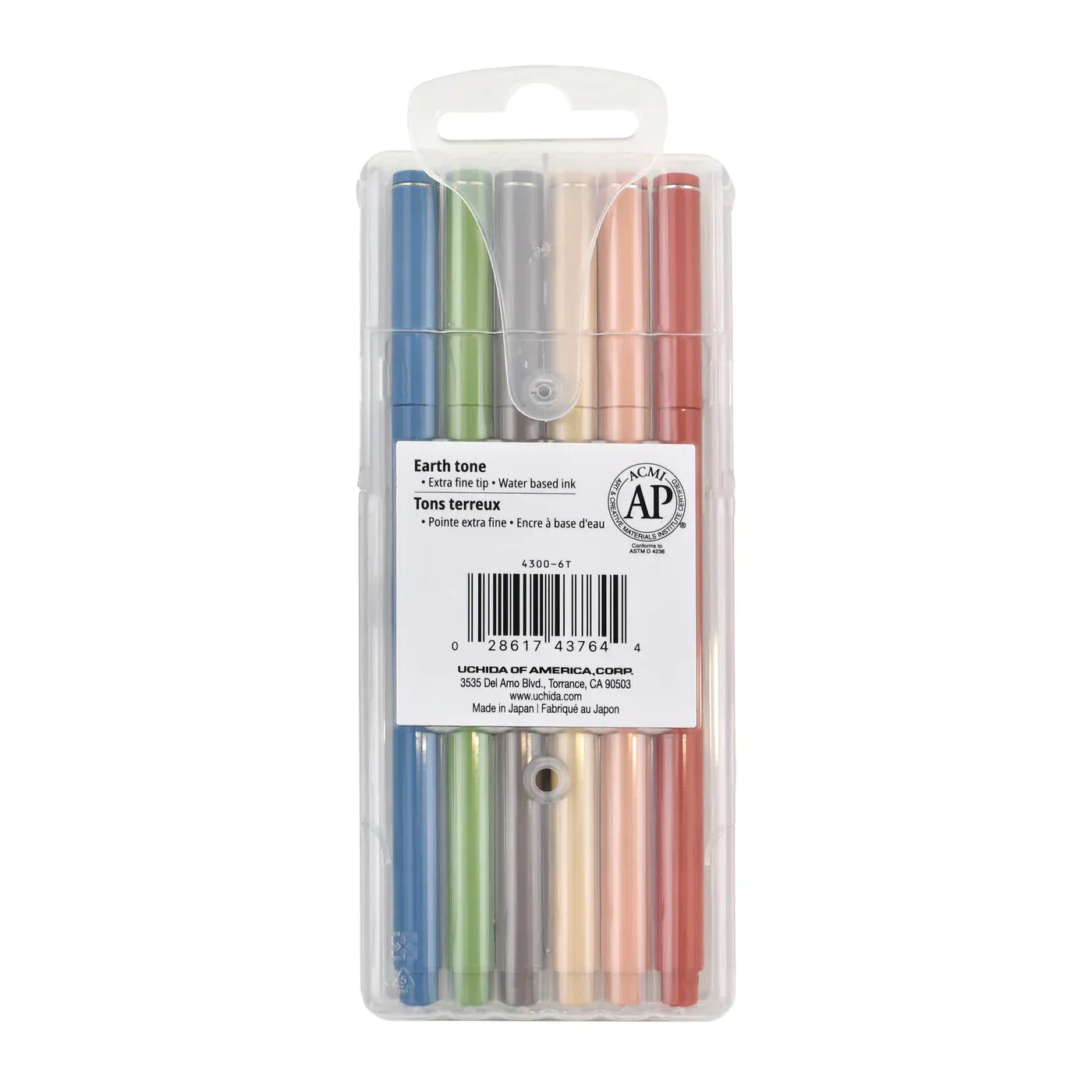 Uchida Paper Le Pen Set of 6 - Earth Tones