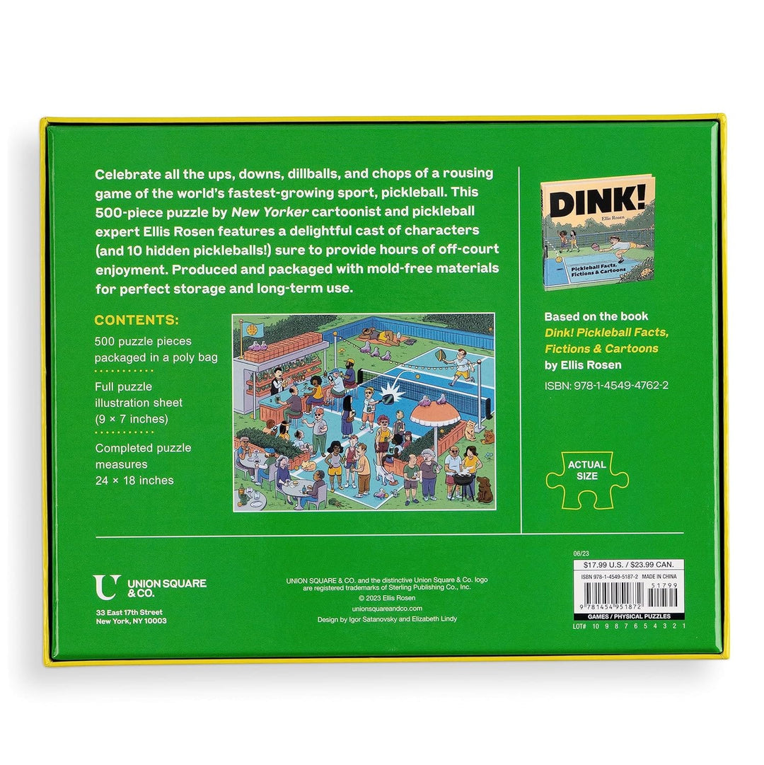 Union Square & Co Activity Book Pickleball Jigsaw Puzzle