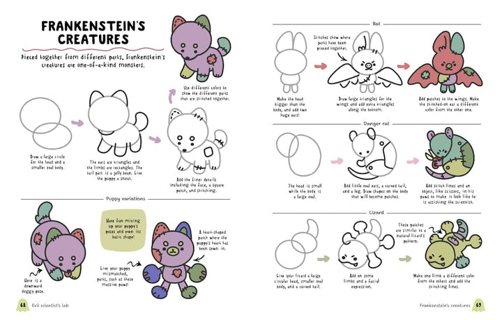 Union Square & Co Book How to Draw Cute Spooky Stuff